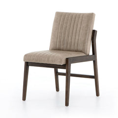 Alice Dining Chair in Sonoma Grey three-quarter view - Whats New Furniture Portland OR