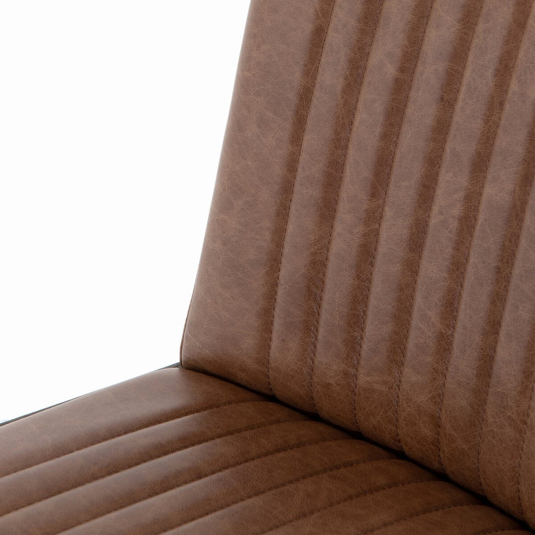 Alice Dining Chair in Sonoma Chestnut detail view - Whats New Furniture Portland OR