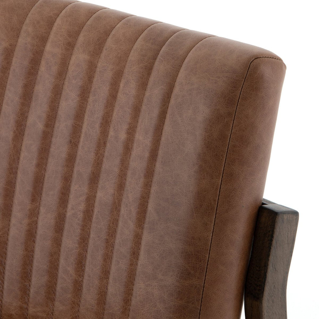 Alice Dining Chair in Sonoma Chestnut detail view - Whats New Furniture Portland OR