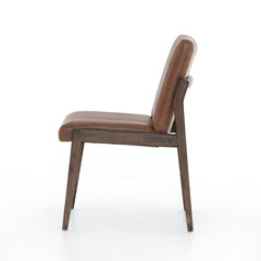 Alice Dining Chair in Sonoma Chestnut side view - Whats New Furniture Portland OR