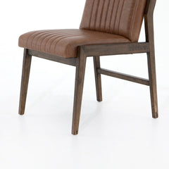 Alice Dining Chair in Sonoma Chestnut detail view - Whats New Furniture Portland OR