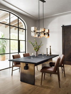 Alice Dining Chair in Sonoma Chestnut back view - Whats New Furniture Portland OR