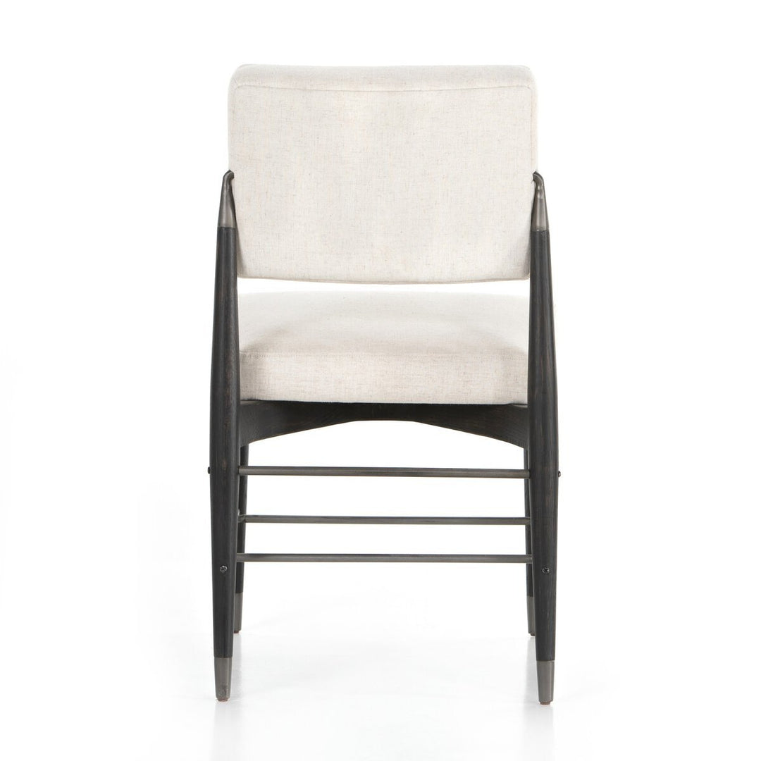 Anton Dining Chair in Savile Flax detail view - Whats New Furniture Portland OR