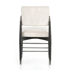 Anton Dining Chair in Savile Flax detail view - Whats New Furniture Portland OR
