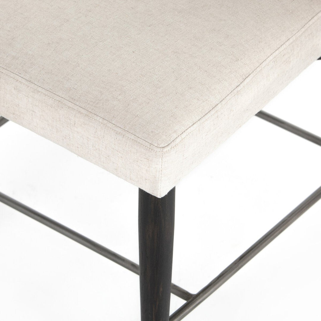 Anton Dining Chair in Savile Flax detail view - Whats New Furniture Portland OR