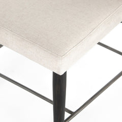 Anton Dining Chair in Savile Flax detail view - Whats New Furniture Portland OR