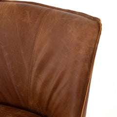 Aria Dining Chair in Sienna Chestnut detail view 5 - Whats New Furniture Portland OR