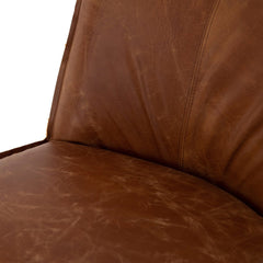 Aria Dining Chair in Sienna Chestnut detail view 6 - Whats New Furniture Portland OR