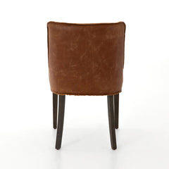 Aria Dining Chair in Sienna Chestnut detail view 2 - Whats New Furniture Portland OR