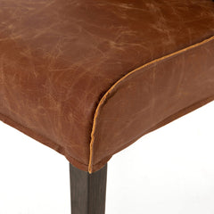 Aria Dining Chair in Sienna Chestnut detail view 4 - Whats New Furniture Portland OR
