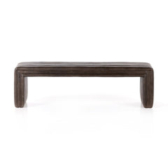 Augustine Bench in Deacon Wolf front studio view - Whats New Furniture Portland OR