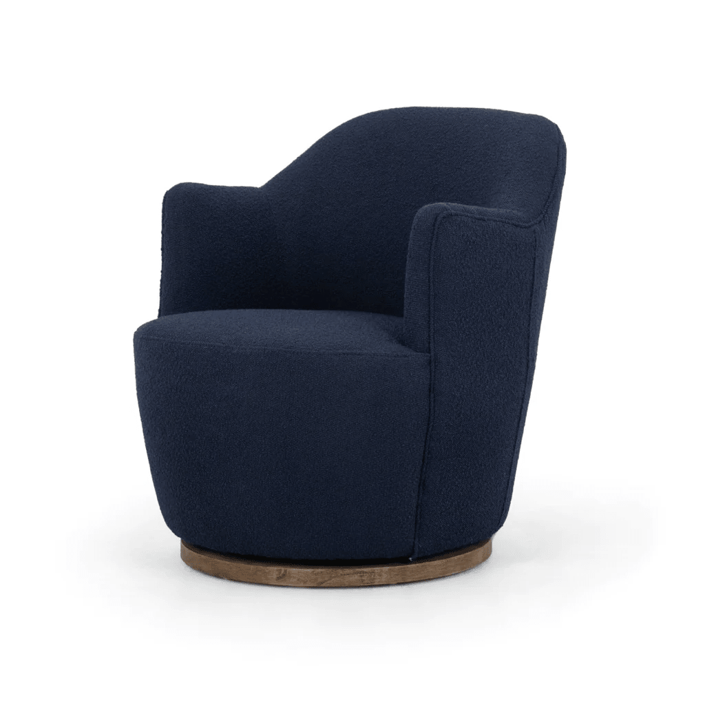Aurora Swivel Chair in Copenhagen - swivel chair by Four Hands - Whats New Furniture Portland OR
