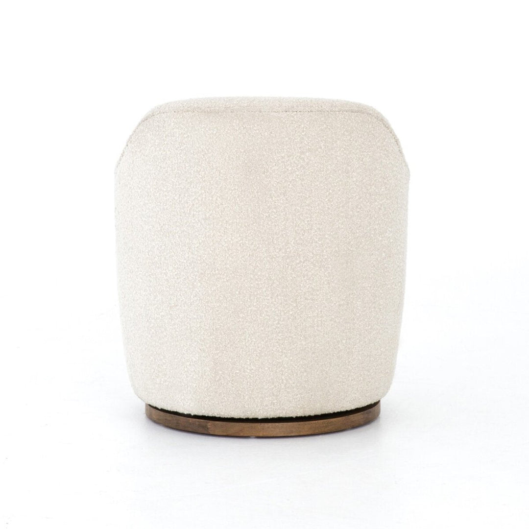 Aurora Swivel Chair in Knoll Natural detail view - Whats New Furniture Portland OR