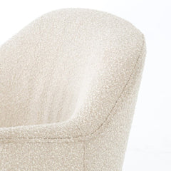 Aurora Swivel Chair in Knoll Natural detail view - Whats New Furniture Portland OR