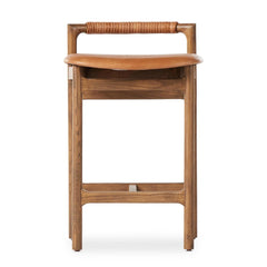 Baden Bar &amp; Counter Stool in Haven Tobacco / Lamont Nettlewood / Counter front studio view - Whats New Furniture Portland OR