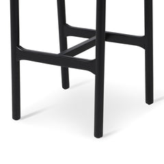 Baden Bar &amp; Counter Stool in Sonoma Black detail view - Whats New Furniture Portland OR