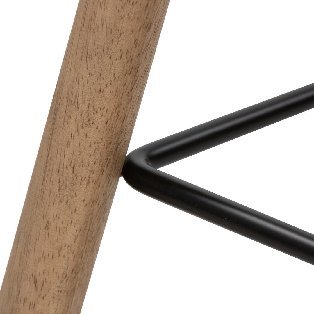 Barrett Bar &amp; Counter Stool in Natural Matte detail view - Whats New Furniture Portland OR