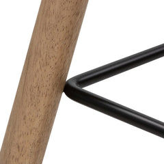 Barrett Bar &amp; Counter Stool in Natural Matte detail view - Whats New Furniture Portland OR