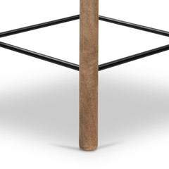 Barrett Bar &amp; Counter Stool in Natural Matte detail view - Whats New Furniture Portland OR