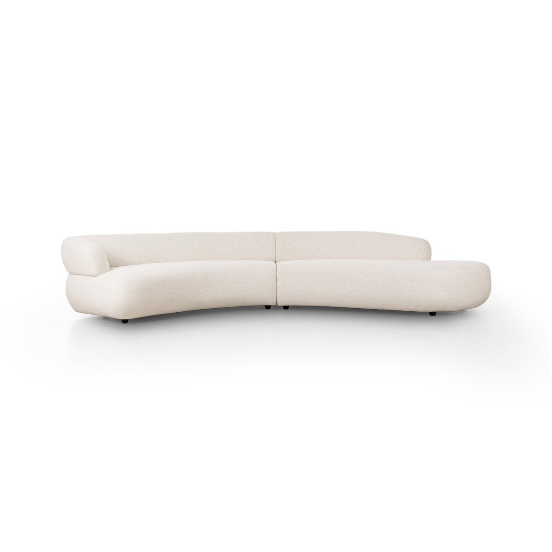 Belen 2-Piece Sectional Crypton Nomad Snow - Sectional by Four Hands - What's New Furniture Portland