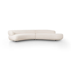 Belen 2-Piece Sectional Crypton Nomad Snow - Sectional by Four Hands - What&