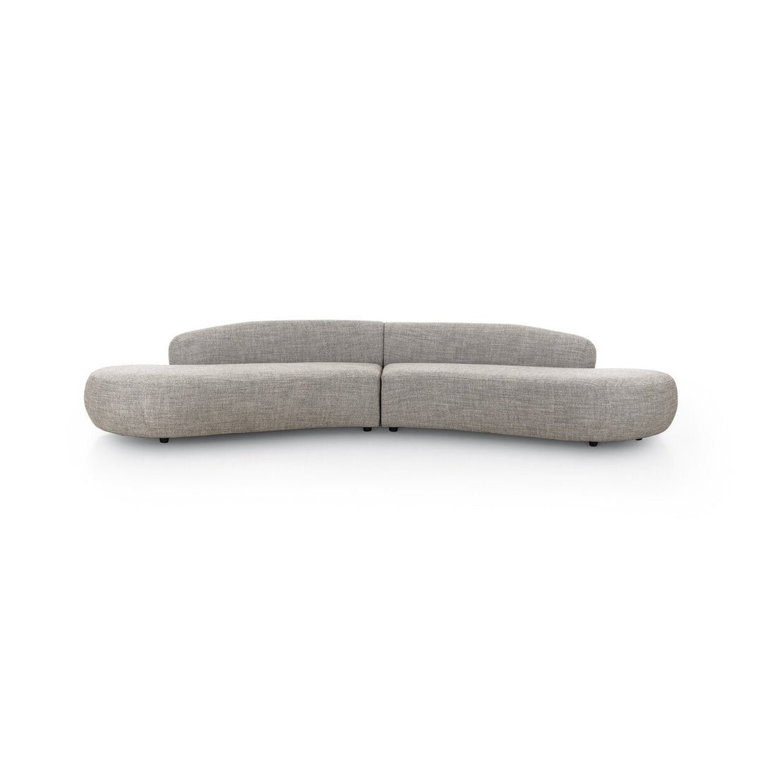 Belen Double Chaise Thames Coal - Sectional by Four Hands - What&