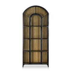 Belmont Cabinet in Black front studio view - Whats New Furniture Portland OR