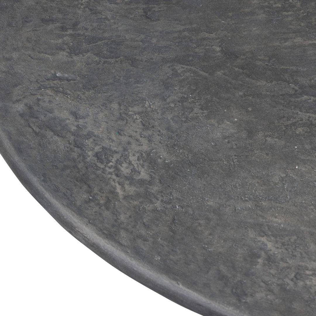 Bomba Coffee Table Textured Black Concrete