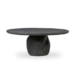Bomba Coffee Table Textured Black Concrete