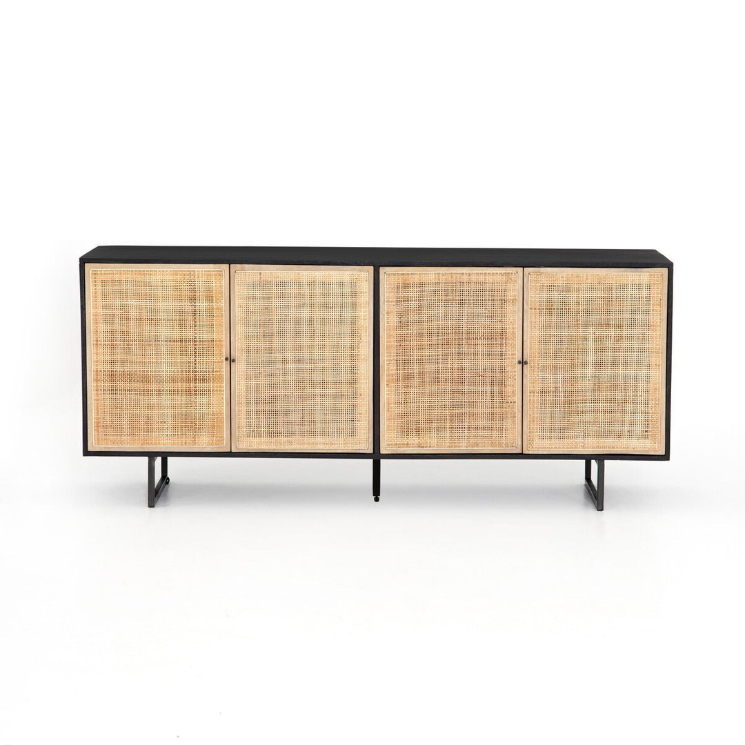 Carmel Sideboard in Black Wash front studio view - Whats New Furniture Portland OR