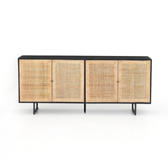 Carmel Sideboard in Black Wash front studio view - Whats New Furniture Portland OR