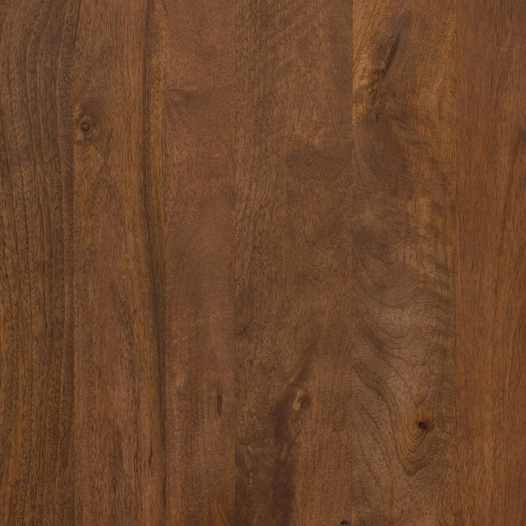 Carmel Sideboard in Brown Wash detail view of top surface - Whats New Furniture Portland OR