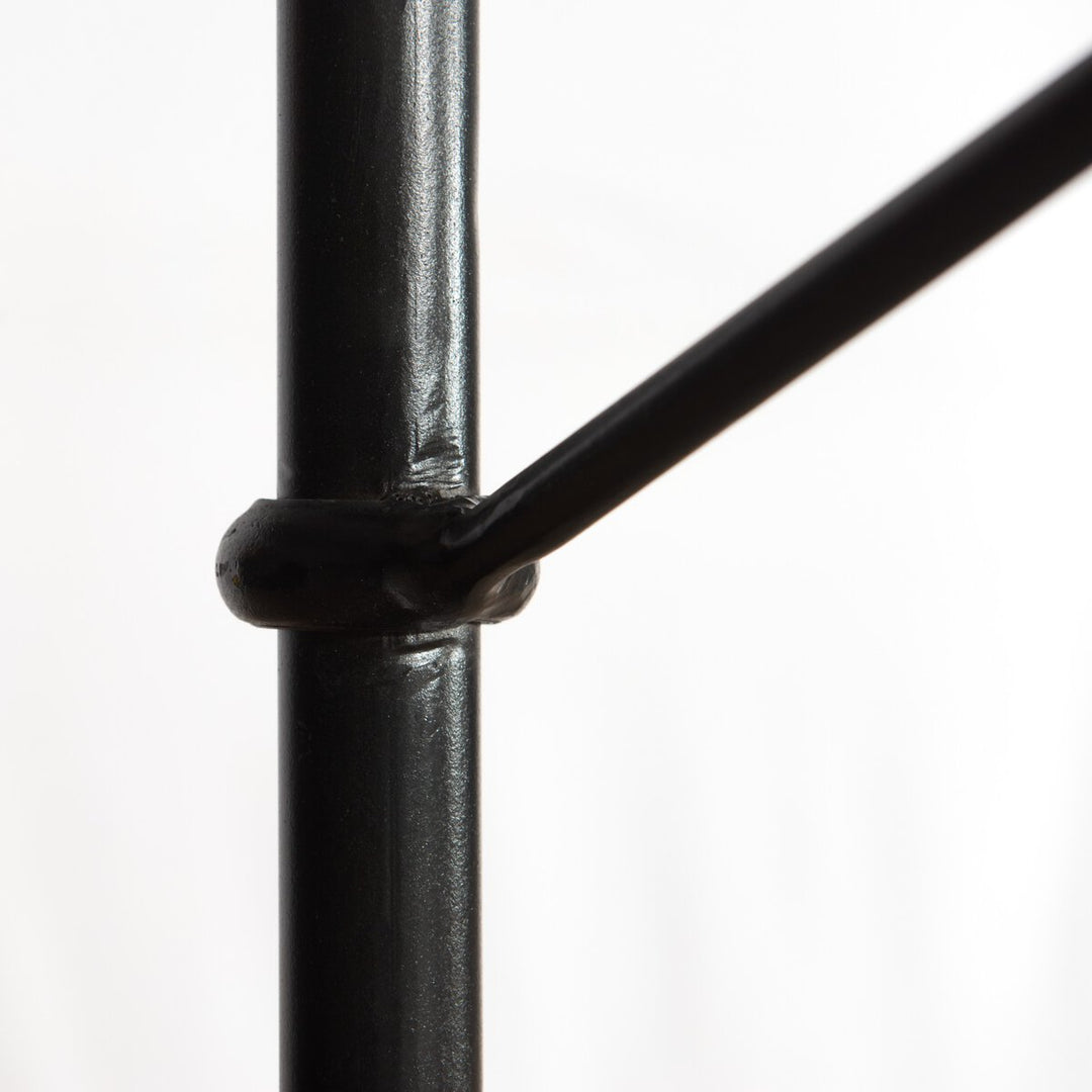 Casey Bed in Sandblasted Vintage Black detail view - Whats New Furniture Portland OR