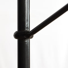 Casey Bed in Sandblasted Vintage Black detail view - Whats New Furniture Portland OR