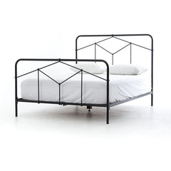 Casey Queen Bed in Black - queen bed by Four Hands - Whats New Furniture Portland OR