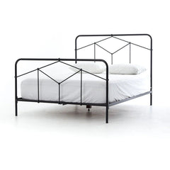 Casey Queen Bed in Black - queen bed by Four Hands - Whats New Furniture Portland OR