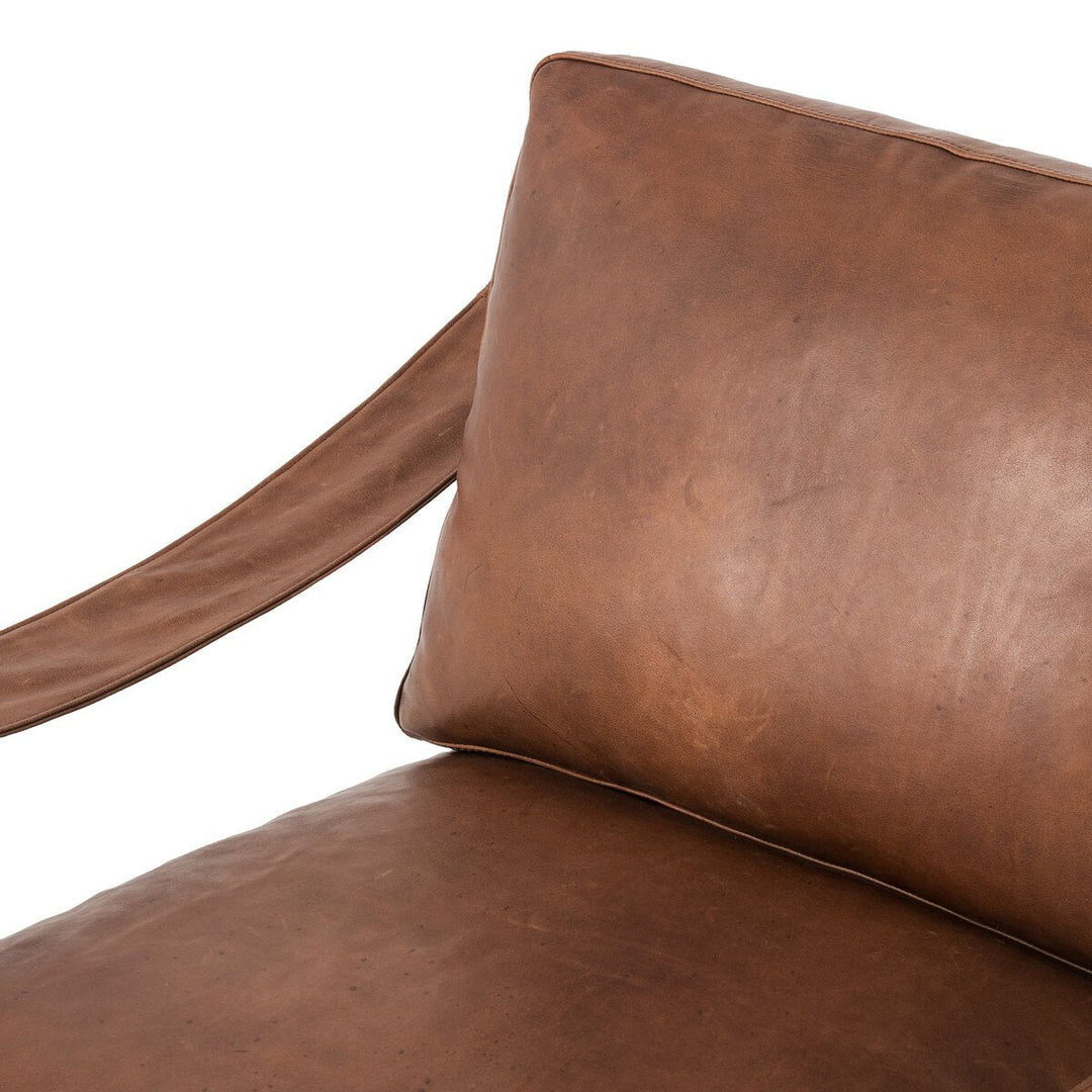 Cesar Chair in Heirloom Sienna sixth detail view - Whats New Furniture Portland OR