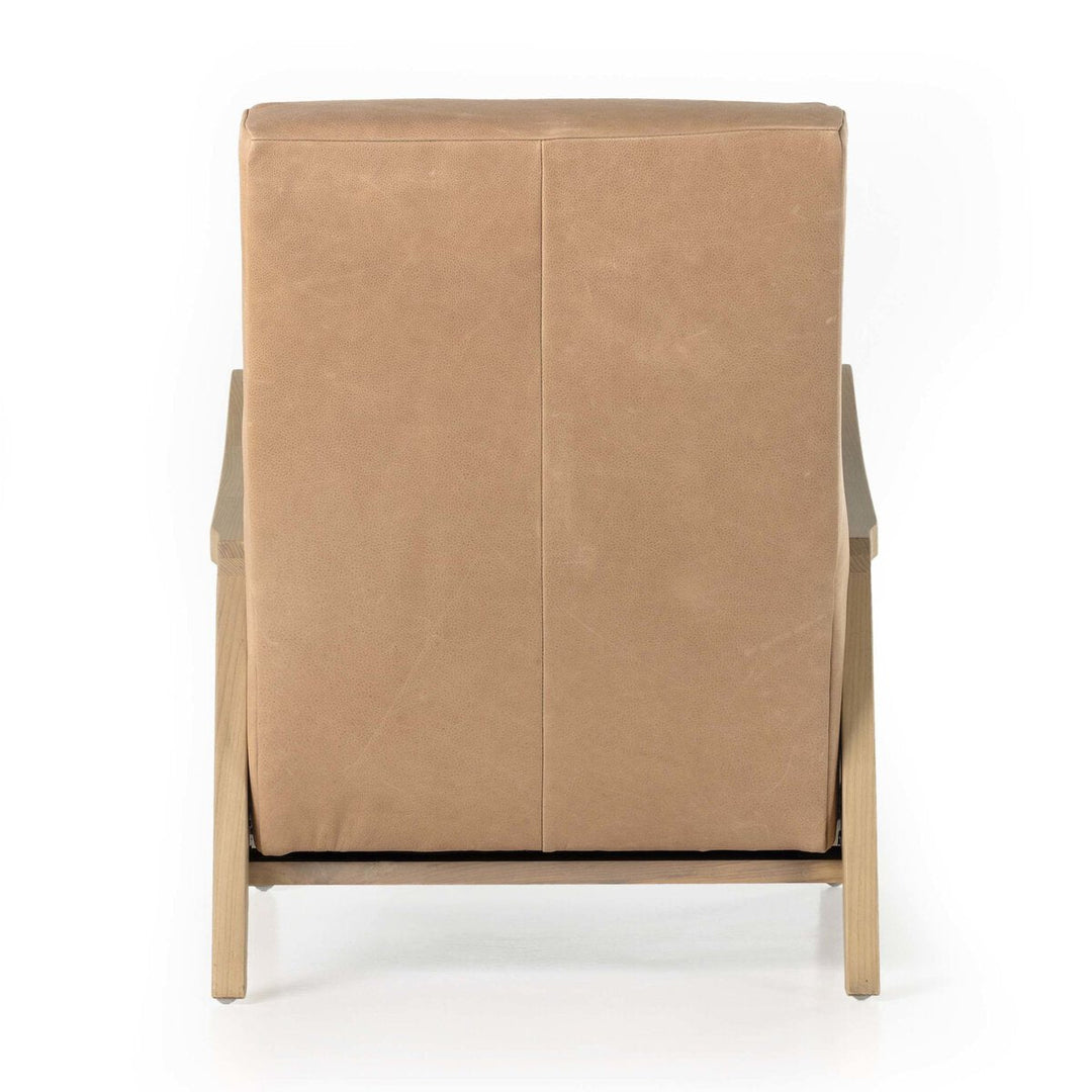 Chance Recliner in Palermo Nude detail view - Whats New Furniture Portland OR