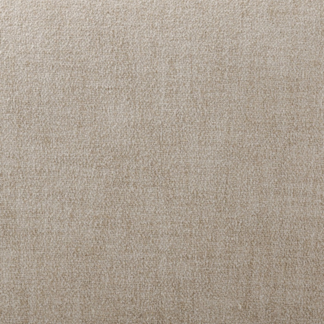 Channing Chaise in Yuma Cream curved back seam detail view - Whats New Furniture Portland OR