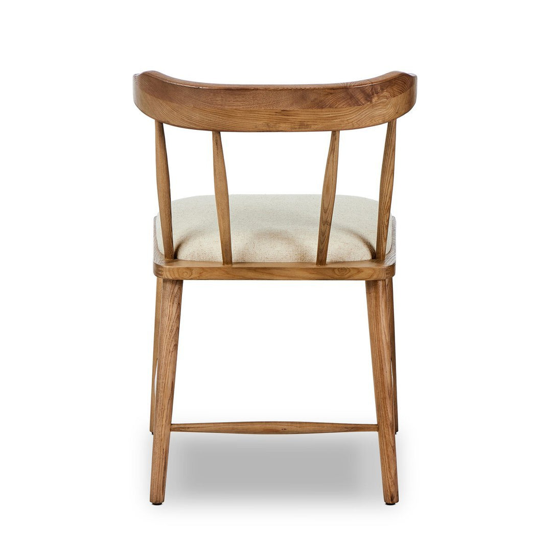 Colter Dining Chair amber ash frame joinery detail view - Whats New Furniture Portland OR