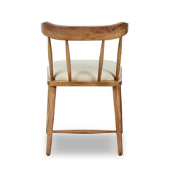 Colter Dining Chair amber ash frame joinery detail view - Whats New Furniture Portland OR