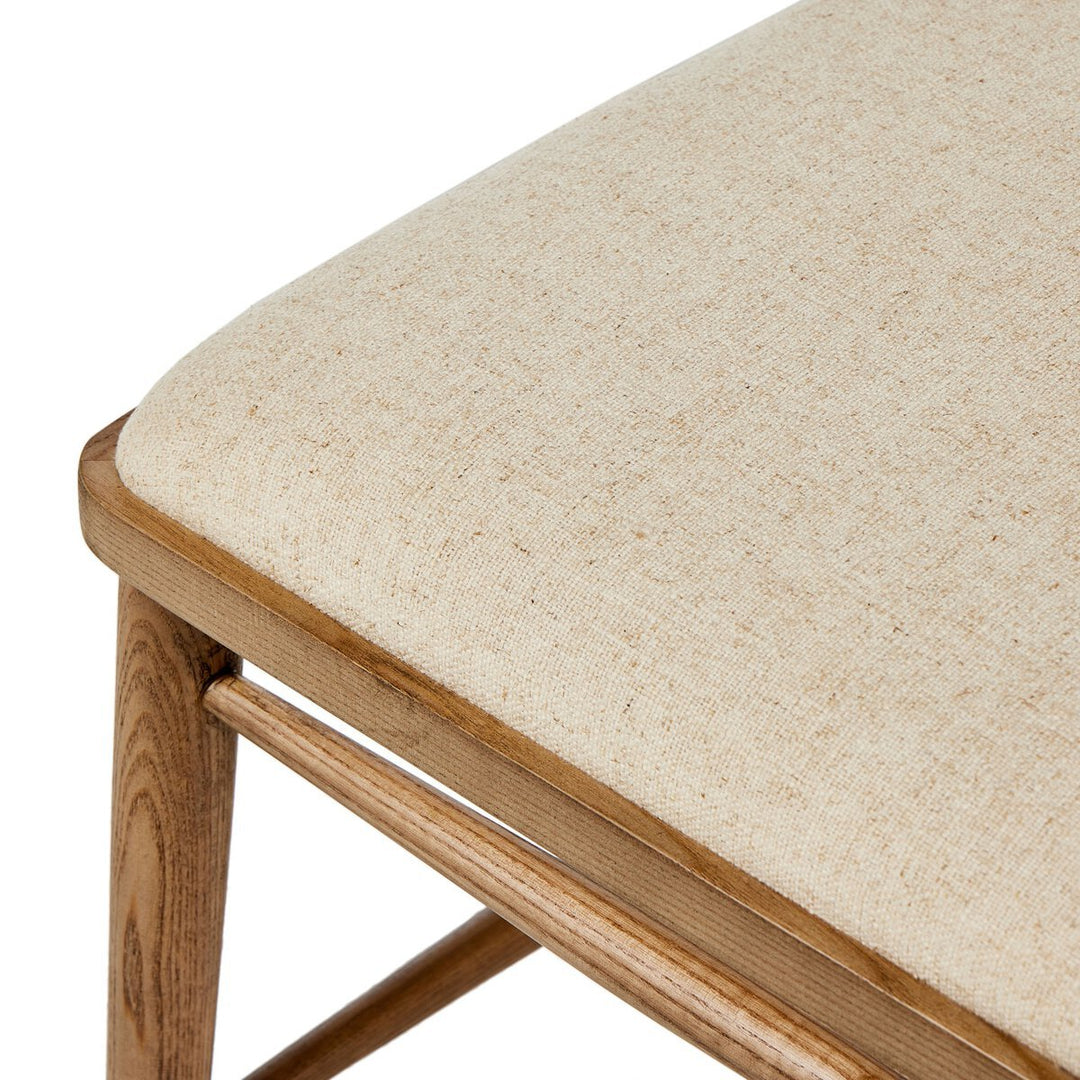 Colter Dining Chair in Antwerp Natural detail view of seat edge - Whats New Furniture Portland OR