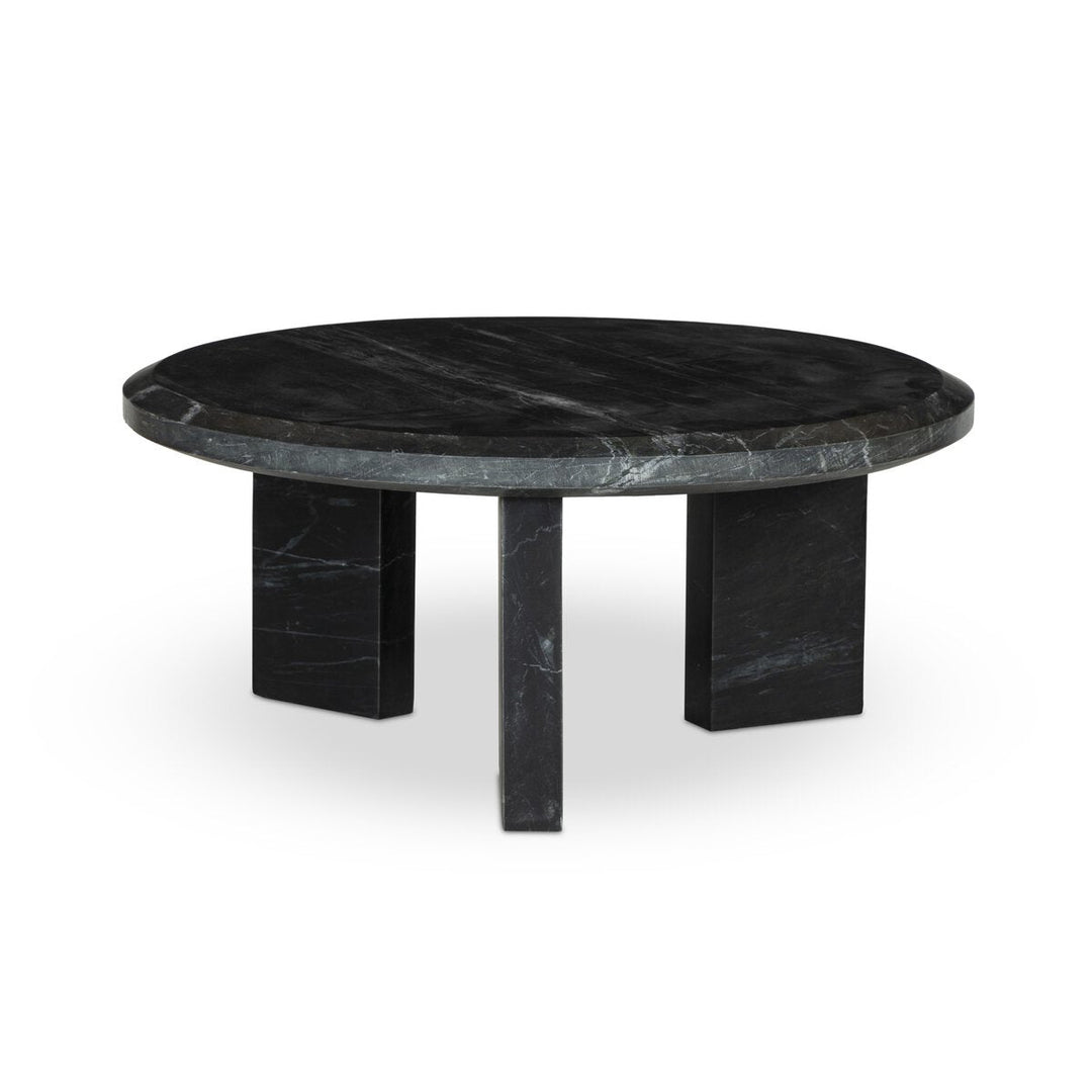 Dakota Nesting Coffee Tables Black Marble (Large)