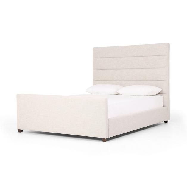 Daphne Queen Bed in Cambric Ivory - queen bed by Four Hands - Whats New Furniture Portland OR