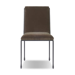 Decker Dining Chair in Surrey Mink front studio view - Whats New Furniture Portland OR