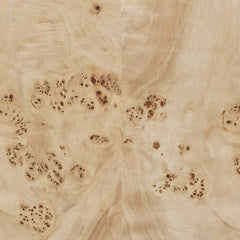 Elena Coffee Table in Light Burl detail view - Whats New Furniture Portland OR