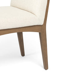 Elsie Dining Chair in Savile Flax fifth detail view - Whats New Furniture Portland OR