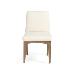 Elsie Dining Chair in Savile Flax front studio view - Whats New Furniture Portland OR
