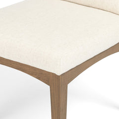 Elsie Dining Chair in Savile Flax fourth detail view - Whats New Furniture Portland OR