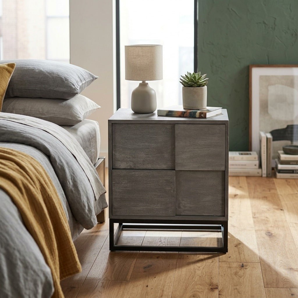 Felix Grey Nightstand - Lifestyle - What&